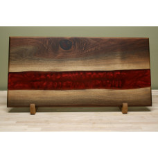 Walnut Yamagata Red Large River Charcuterie Board Walnut Yamagata Red Large River Charcuterie Board