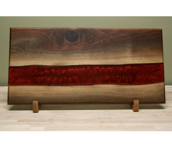 Walnut Yamagata Red Large River Charcuterie Board Walnut Yamagata Red Large River Charcuterie Board