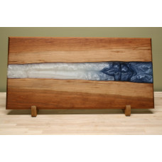 Cherry White and Blue Slate Large Charcuterie Board Cherry White and Blue Slate Large Charcuterie Board