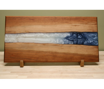 Cherry White and Blue Slate Large Charcuterie Board Cherry White and Blue Slate Large Charcuterie Board