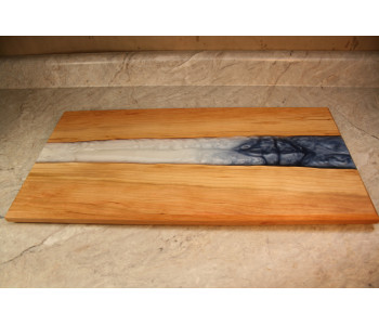 Cherry White and Blue Slate Large Charcuterie Board