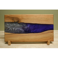 Cherry Purple Haze and Liquid Metal Pearl Small Charcuterie Board
