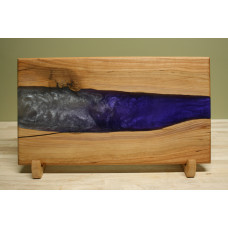 Cherry Purple Haze and Liquid Metal Pearl Small Charcuterie Board