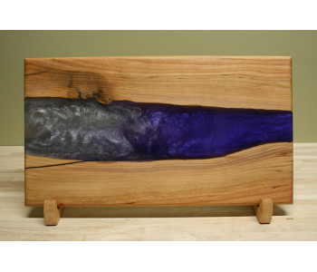Cherry Purple Haze and Liquid Metal Pearl Small Charcuterie Board Cherry Purple Haze and Liquid Metal Pearl Small Charcuterie Board