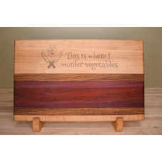 Engraved Medium Edge Grain Cutting Board Engraved Medium Edge Grain Cutting Board
