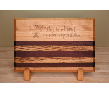 Engraved Small Edge Grain Cutting Board