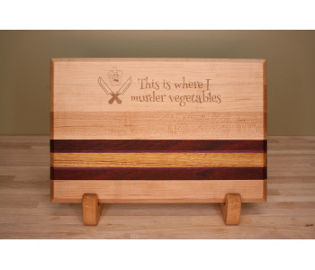 Engraved Small Edge Grain Cutting Board