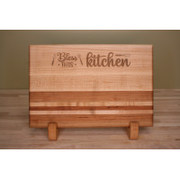 Engraved Small Edge Grain Cutting Board