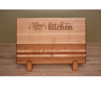 Engraved Small Edge Grain Cutting Board