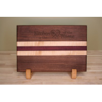 Engraved Small Edge Grain Cutting Board