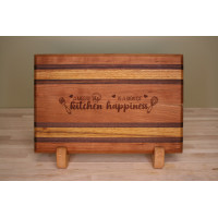 Engraved Small Edge Grain Cutting Board