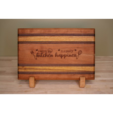 Engraved Small Edge Grain Cutting Board