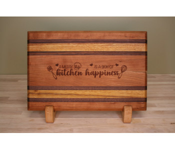 Engraved Small Edge Grain Cutting Board